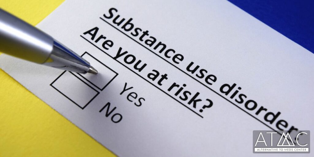SUD substance use disorder are you at risk
