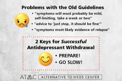 antidepressant withdrawal guidelines