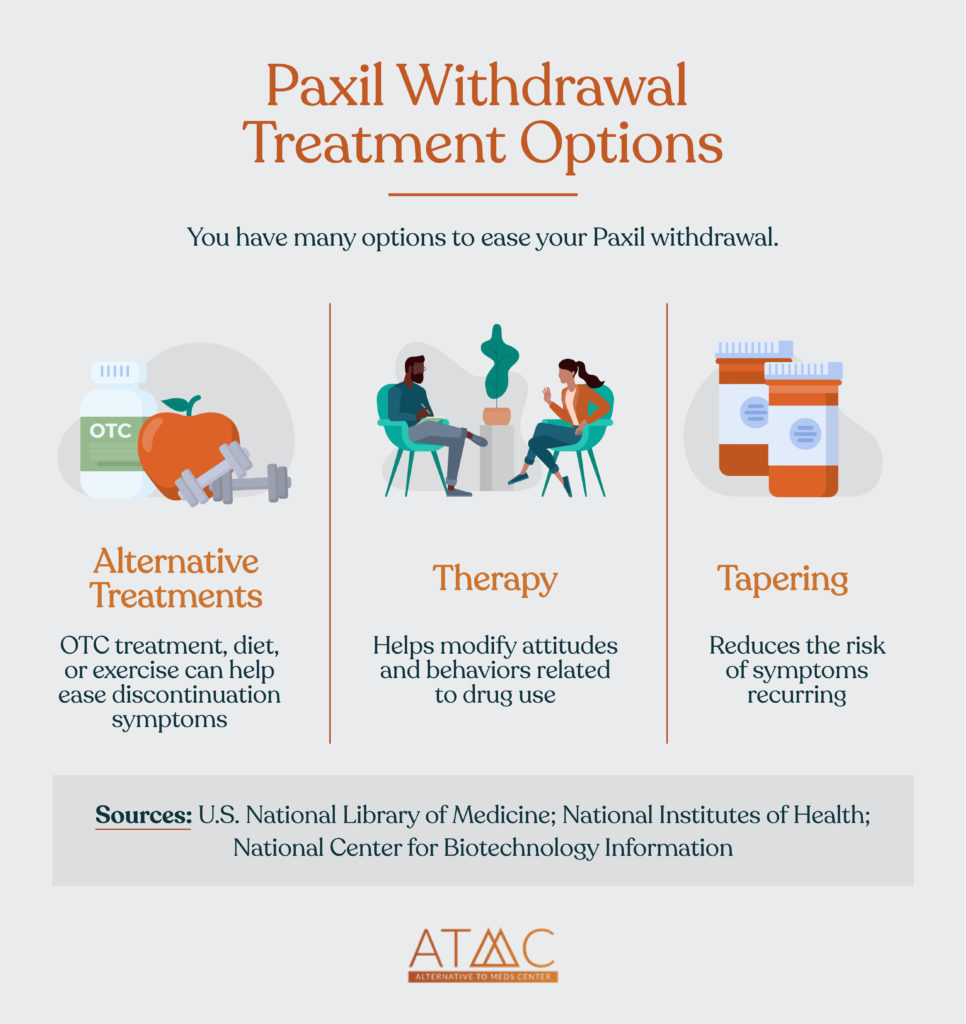 paxil withdrawal treatment options
