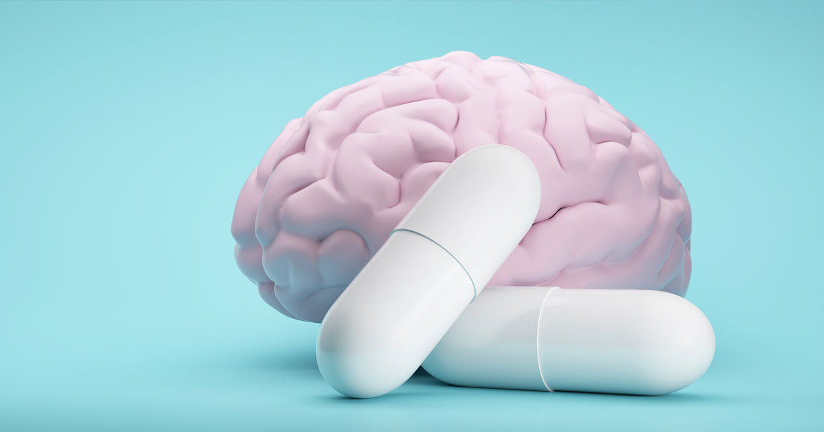 disruption in brain chemistry caused by the medications 