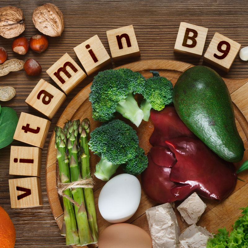 Vitamin B9 rich foods