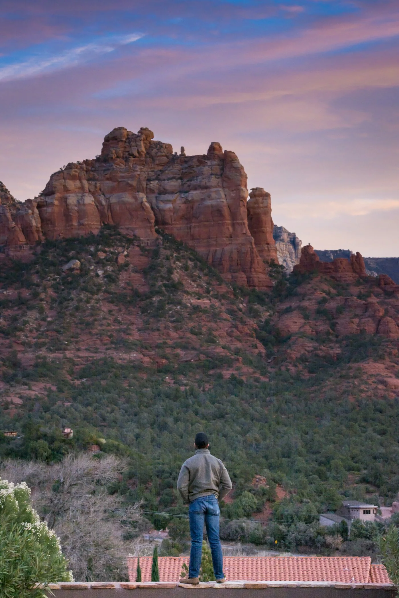 View of Sedona red rocks from the ATMC residence