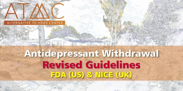antidepressant withdrawal revised guidelines