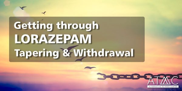 tapering off lorazepam